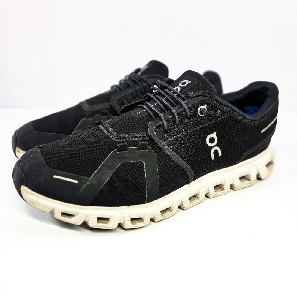 On Cloud 5 Black White Running Shoes Men’s Size 10 EU 44